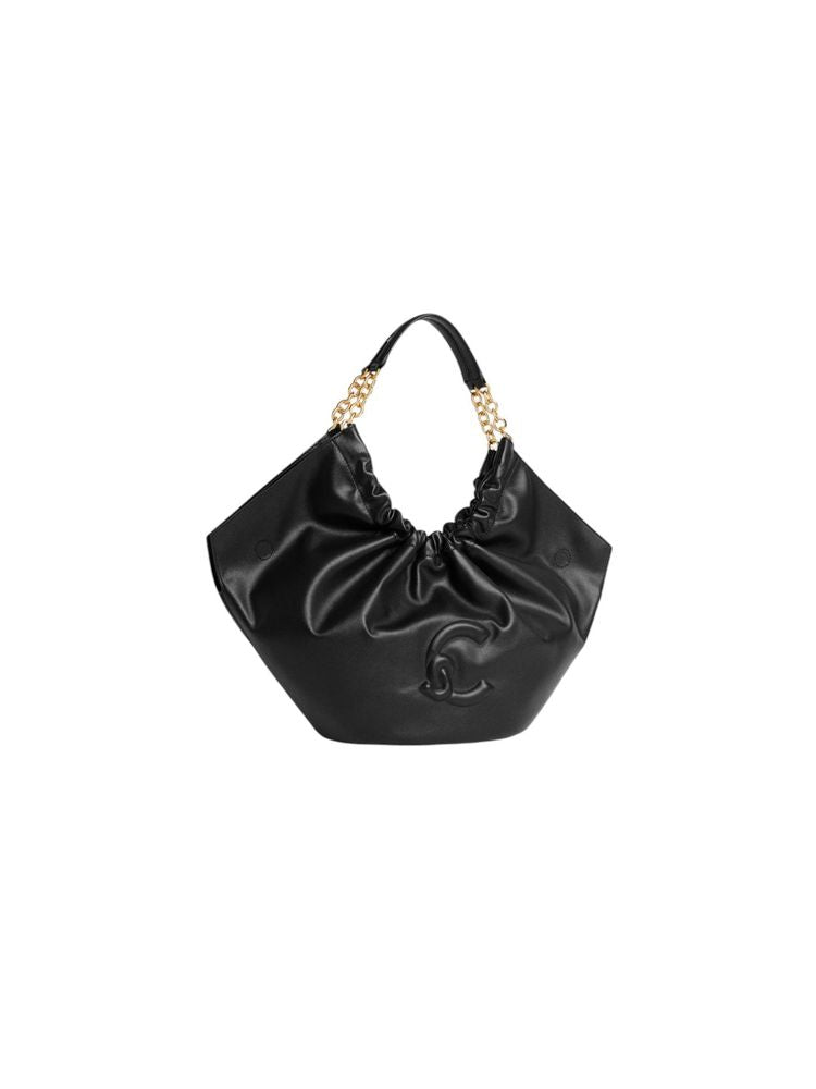 Coccinelle Smash Shoulder Bag — Black Bovine Leather