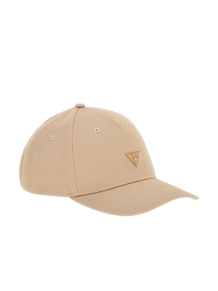Guess Aw5608 Baseball Cap — Beige Cotton Caps