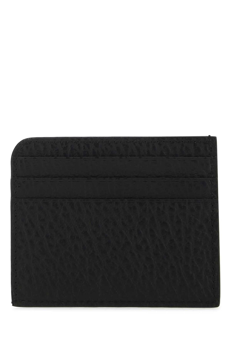 Maison Margiela Leather Card Case — Black Exterior: Wallet