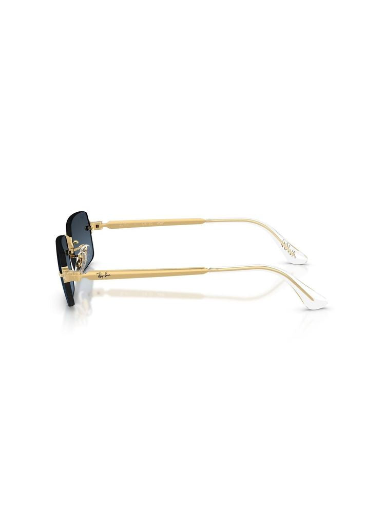Ray-Ban 0rb3928 Square-Frame Metal Sunglasses — Gold Frame