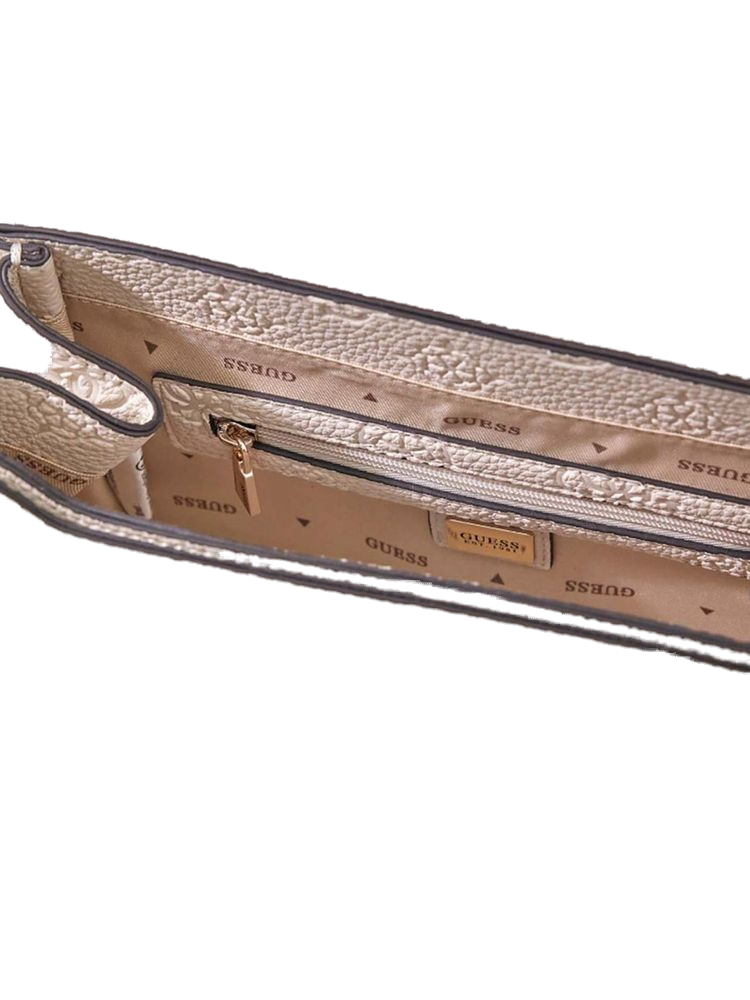 Guess Cresida Ii Crossbody Bag — White Polyurethane