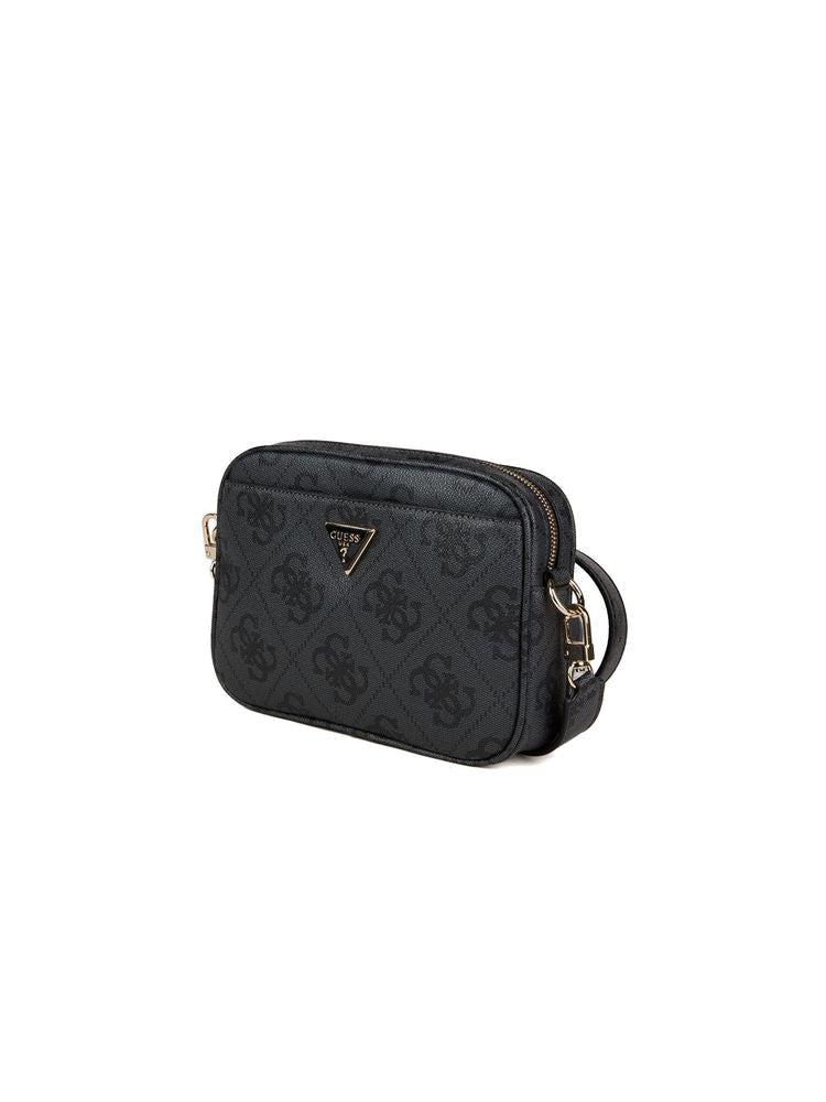 Guess Meridian Ii Crossbody Bag — Gray Polyurethane