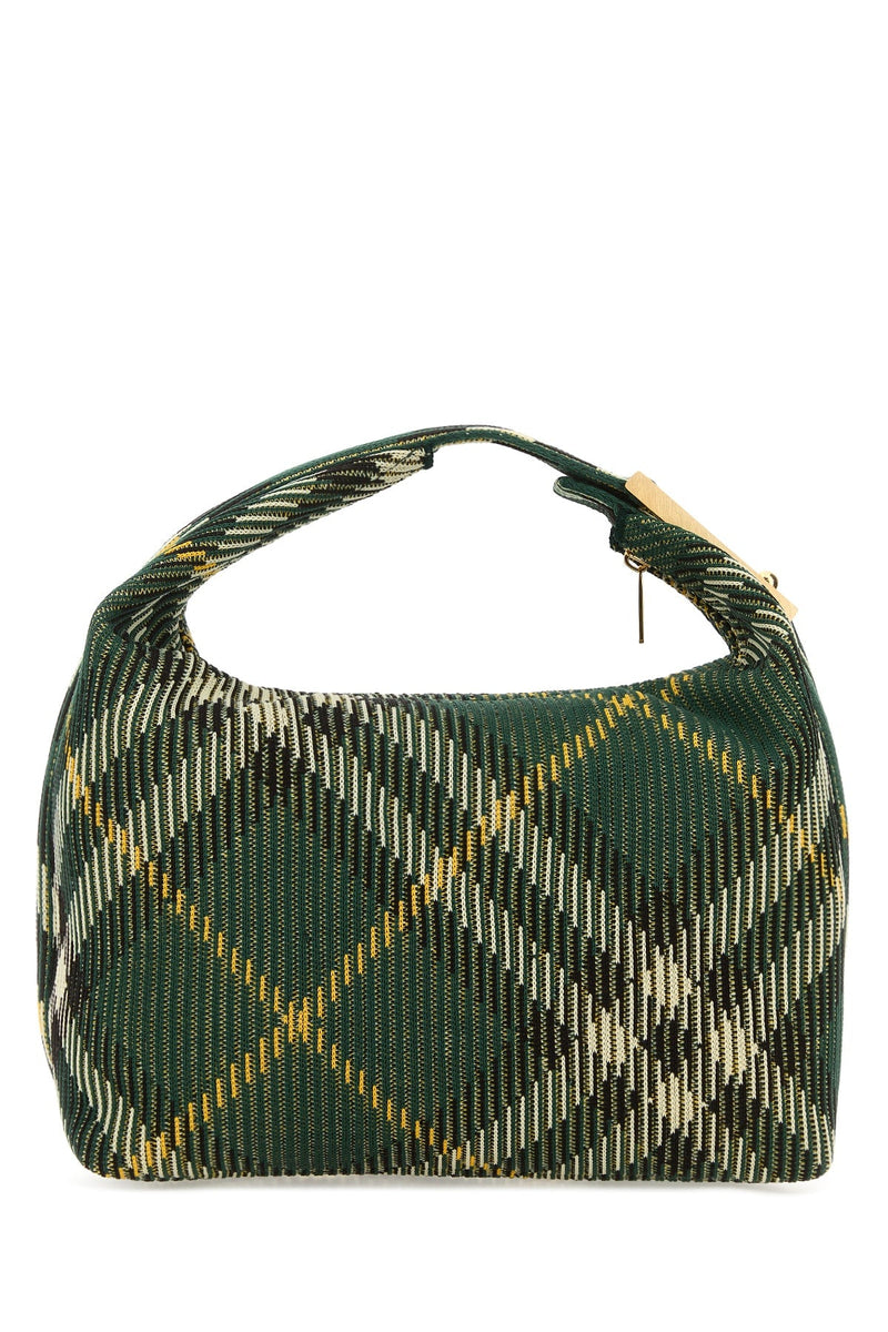 Burberry Ivy Shoulder Bag — Green Polyester