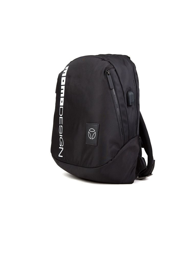 Momo Design Utilitarian Polyester Backpack — Black Hand Bags