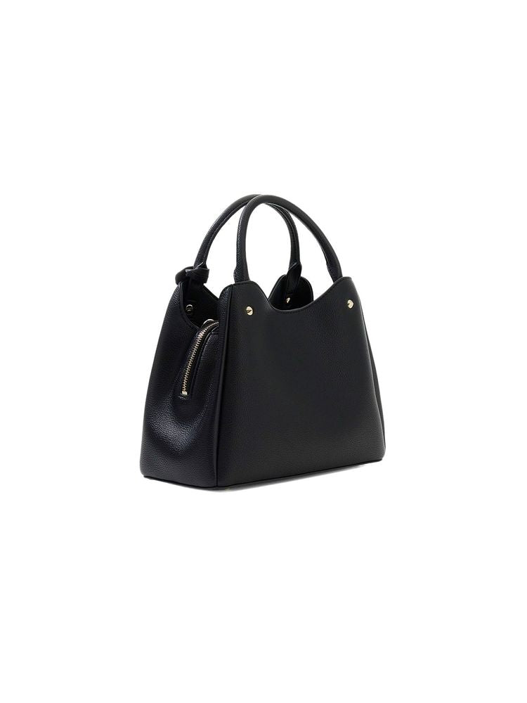 Guess Top Handle Bag — Black Polyurethane