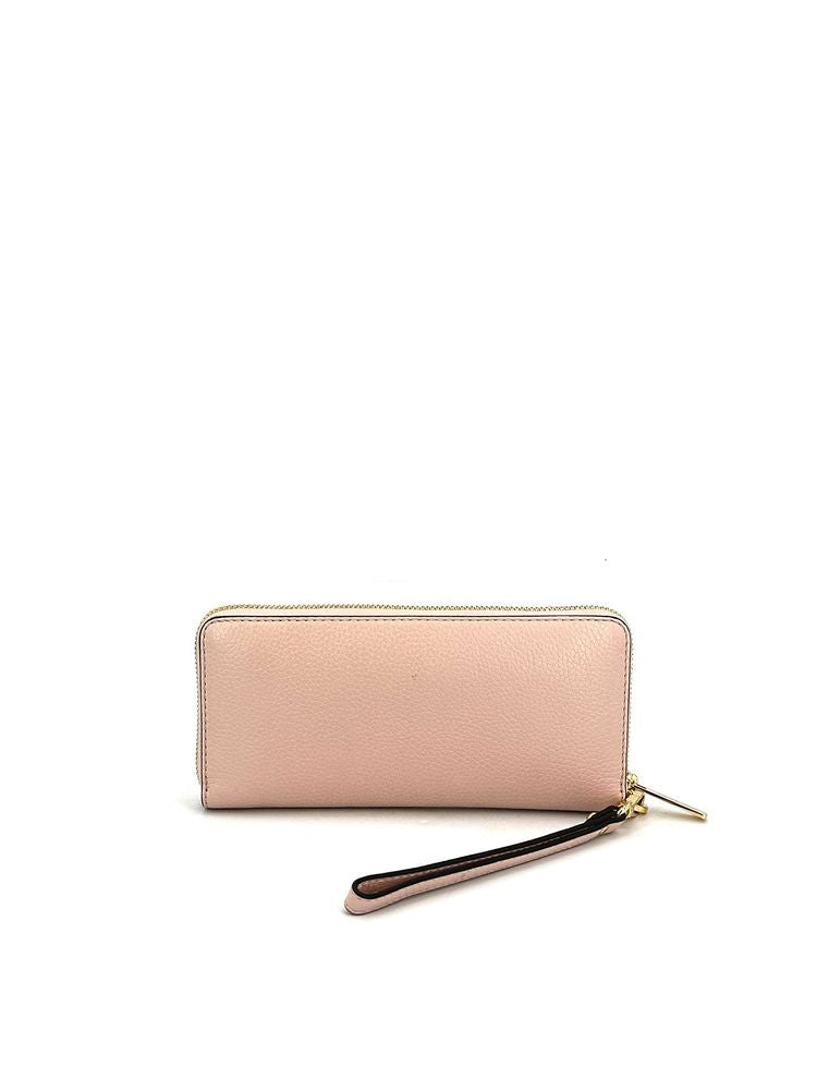Michael Kors Leather Continental Wallet — Pink
