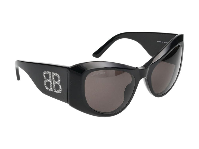 Balenciaga Bb0393s Sunglasses — Black Acetate