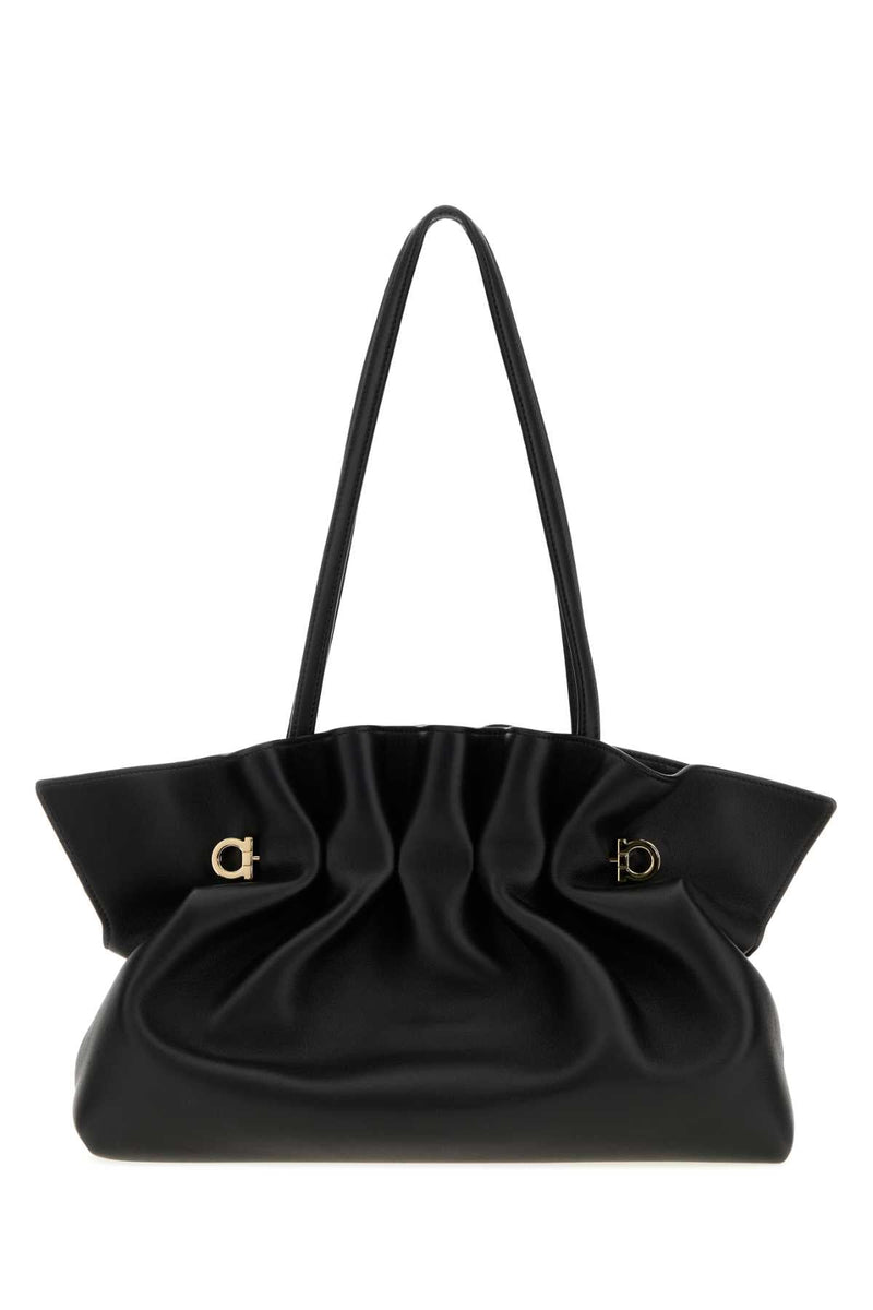 Ferragamo Neronero Shoulder Bag — Black