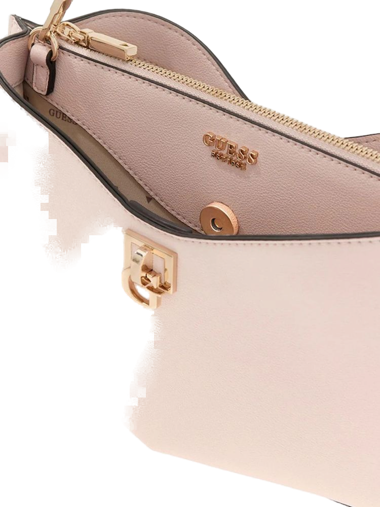Guess Polyurethane Shoulder Bag — Pink