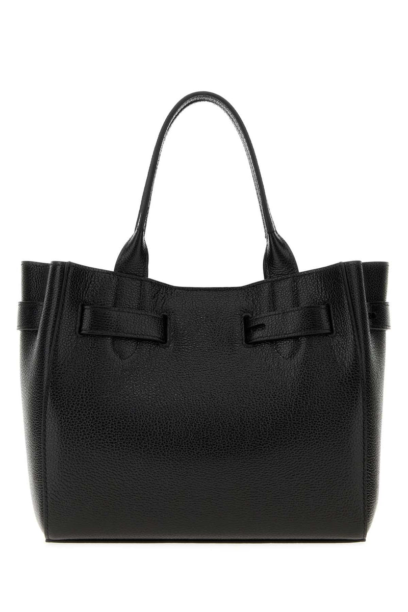 Tom Ford Bow-Embellished Leather Shoulder Bag — Black