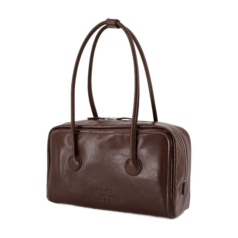 Marge Sherwood Soft Leather Shoulder Bag — Brown Cowhide
