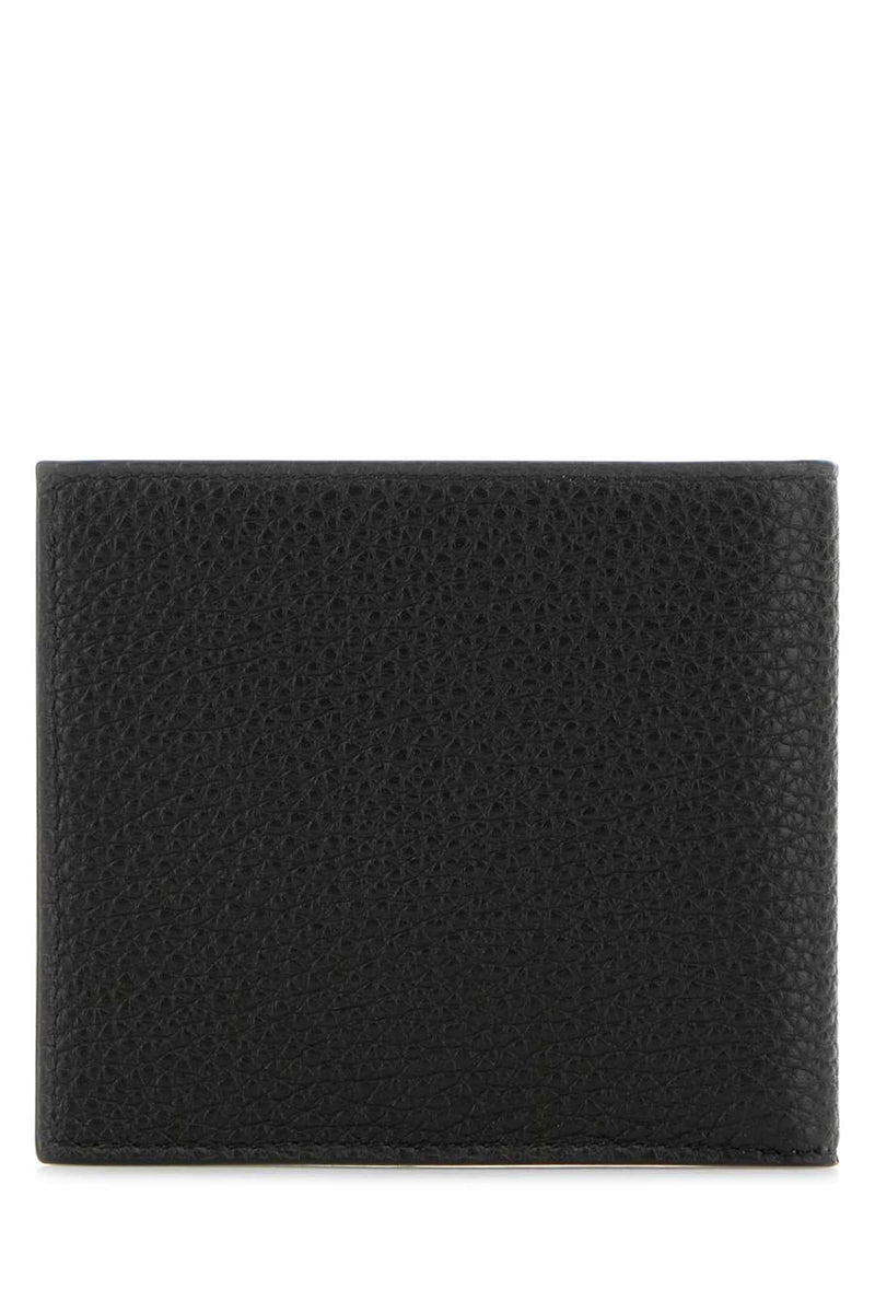 Prada Vitello Leather Wallet — Black