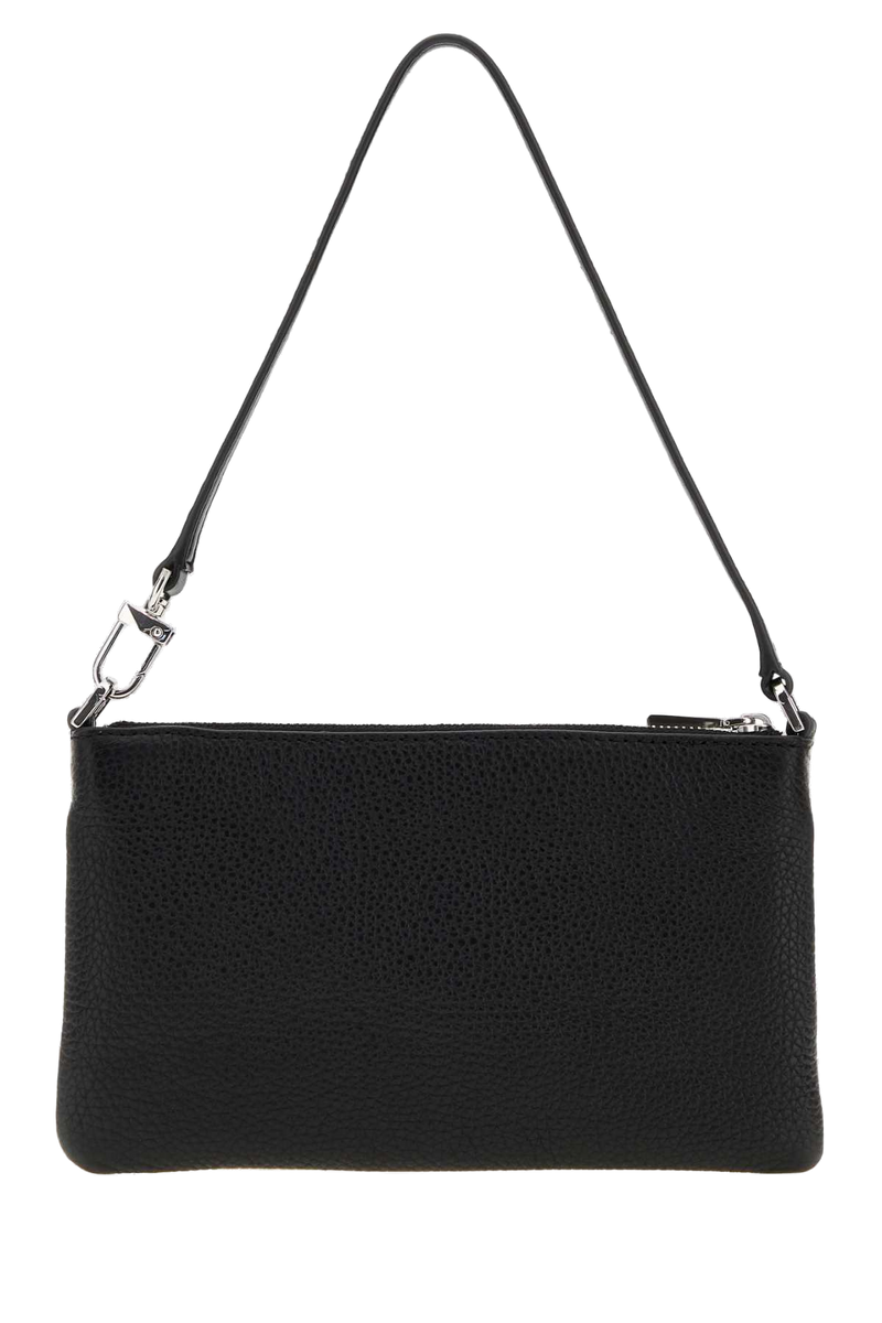 Michael By Kors Conv Clutch — Black Mixed Fibres