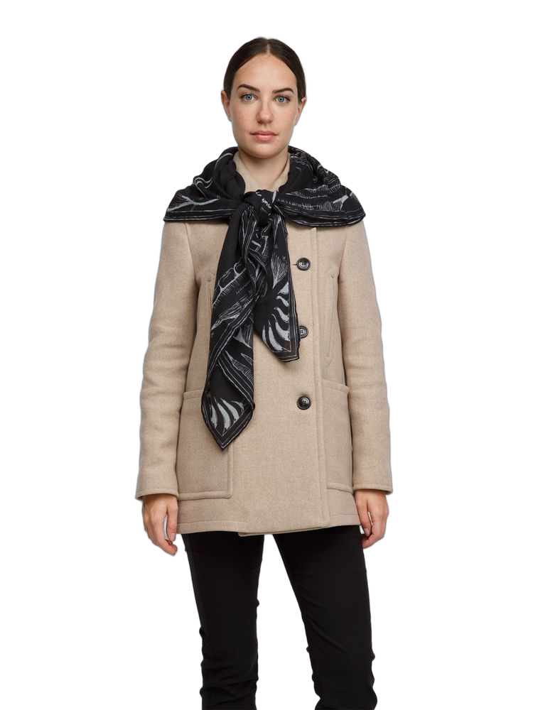 Givenchy Virgin Wool Shawl — Black Shawls