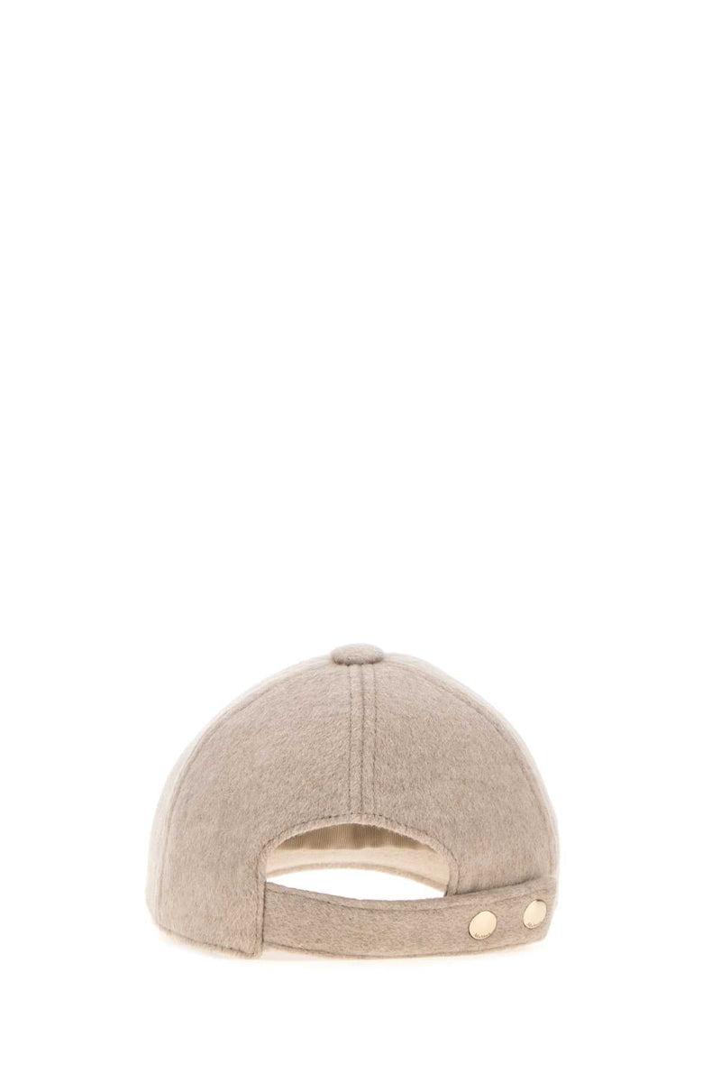 Max Mara Mxalancia Baseball Cap — Beige Caps