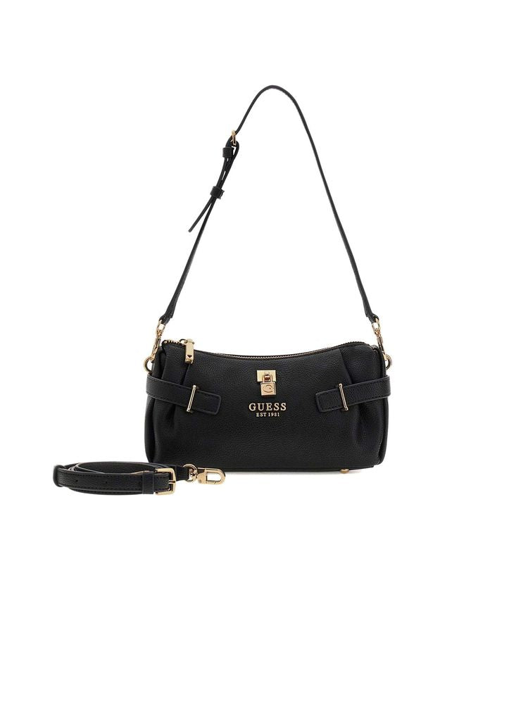 Guess Crossbody Bag — Black Polyurethane