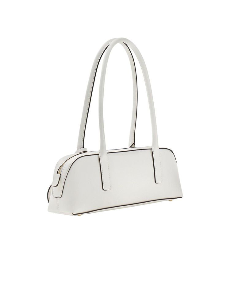 Guess Shoulder Bag — White Polyurethane