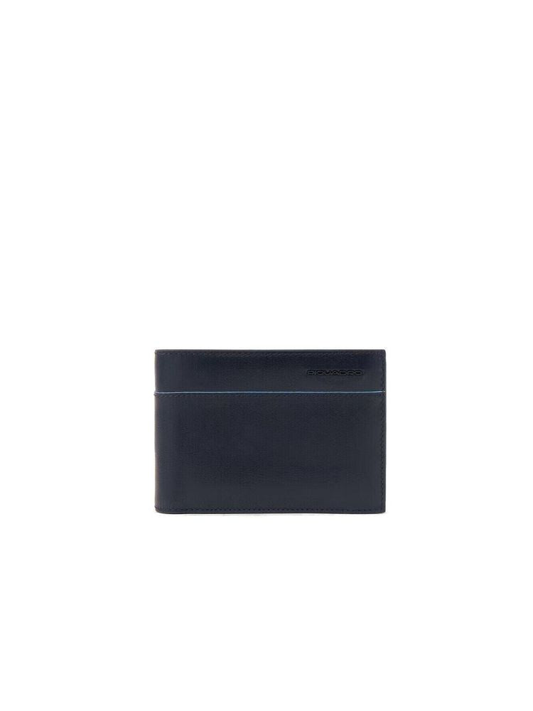 Piquadro B2 Revamp Wallet — Blue Leather