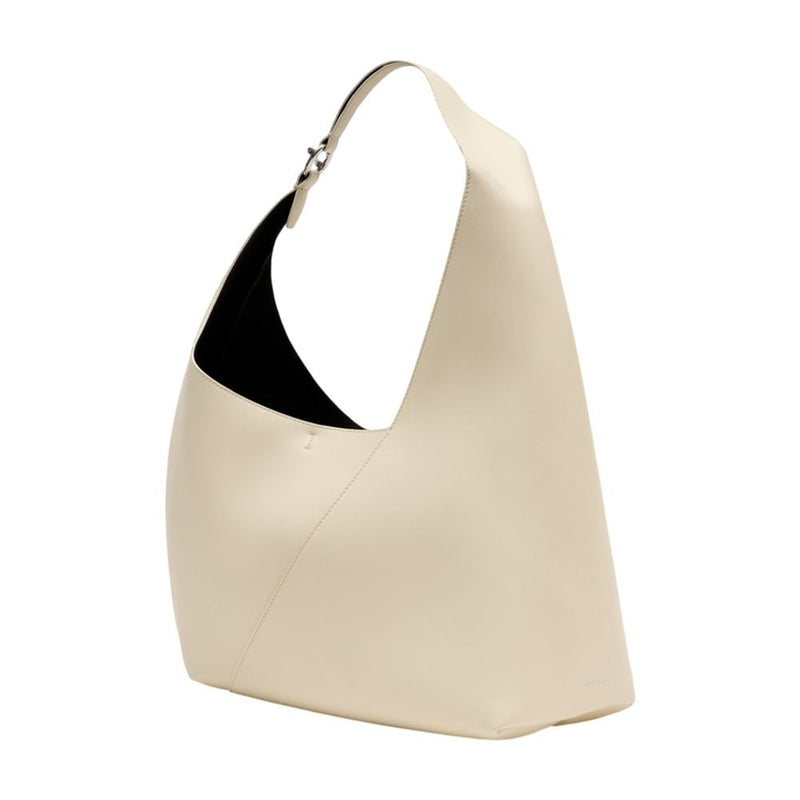 Samsøe Sakaia Shoulder Bag — Beige Calfskin