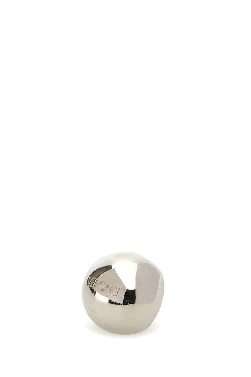 Versace Sculptural White Ring — Rings