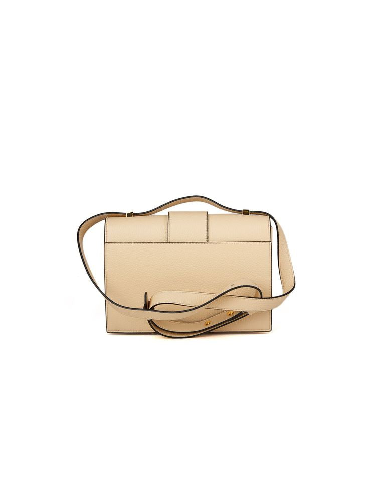 Coccinelle Arlettis Crossbody Bag — Beige Cowhide