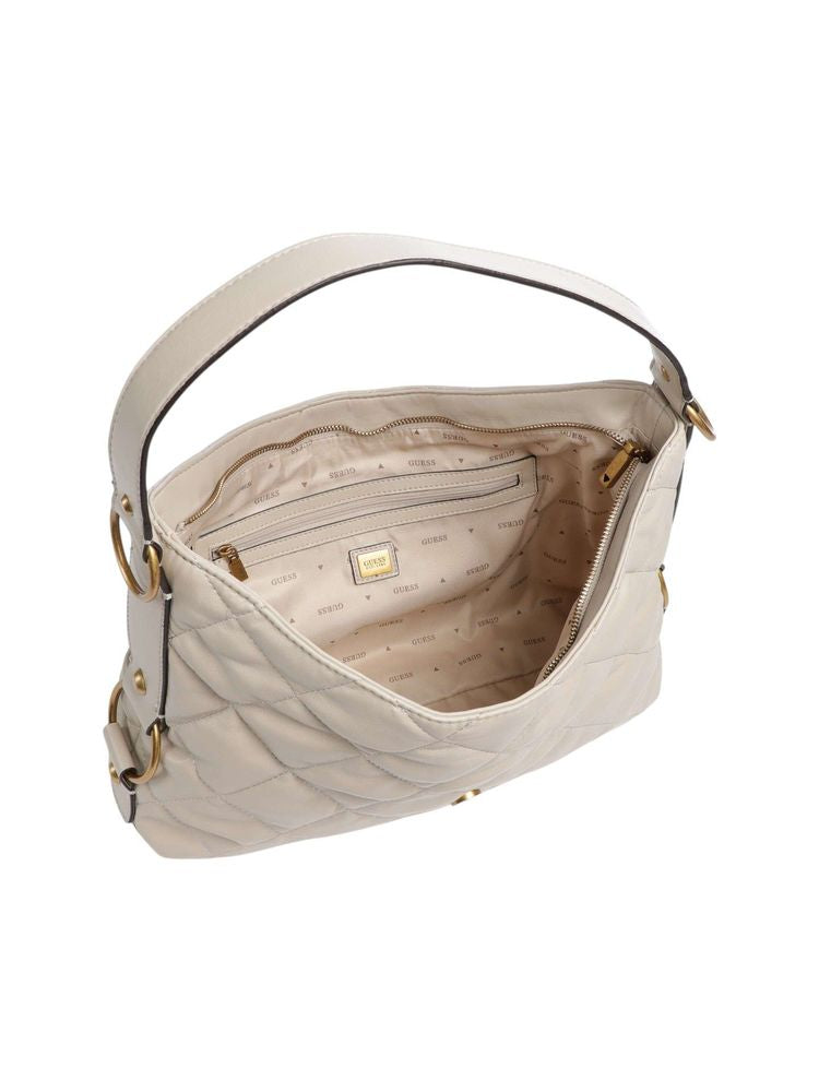 Guess Shoulder Bag — Beige Polyurethane