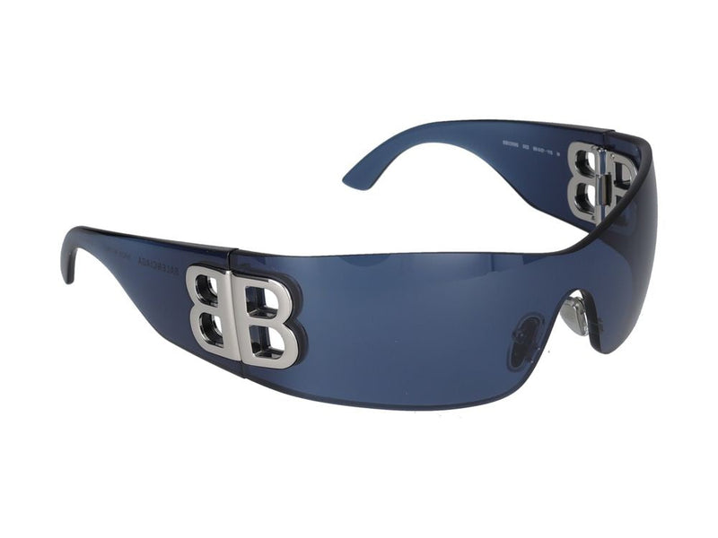 Balenciaga Bb0359s Sunglasses — Blue Nylon Fiber