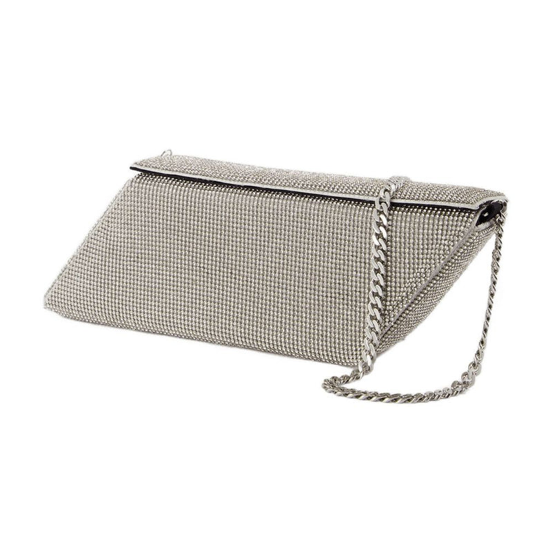 Kara Parallelogram Clutch — Silver Others