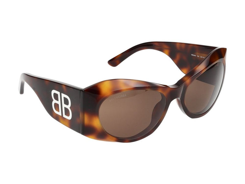 Balenciaga Bb0394s Sunglasses — Havana Acetate