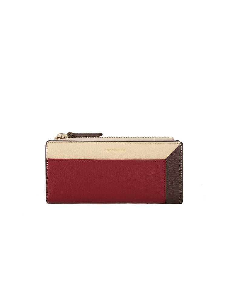 Coccinelle Loreen Wallet — Beige Cowhide