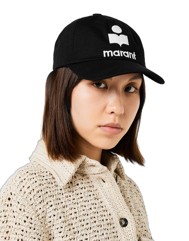 Isabel Marant Cq001xfba3c05a23a Logo-Embroidered Baseball Cap — Black Cotton Caps