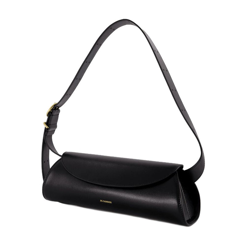 Jil Sander Shoulder Bag — Black Calfskin