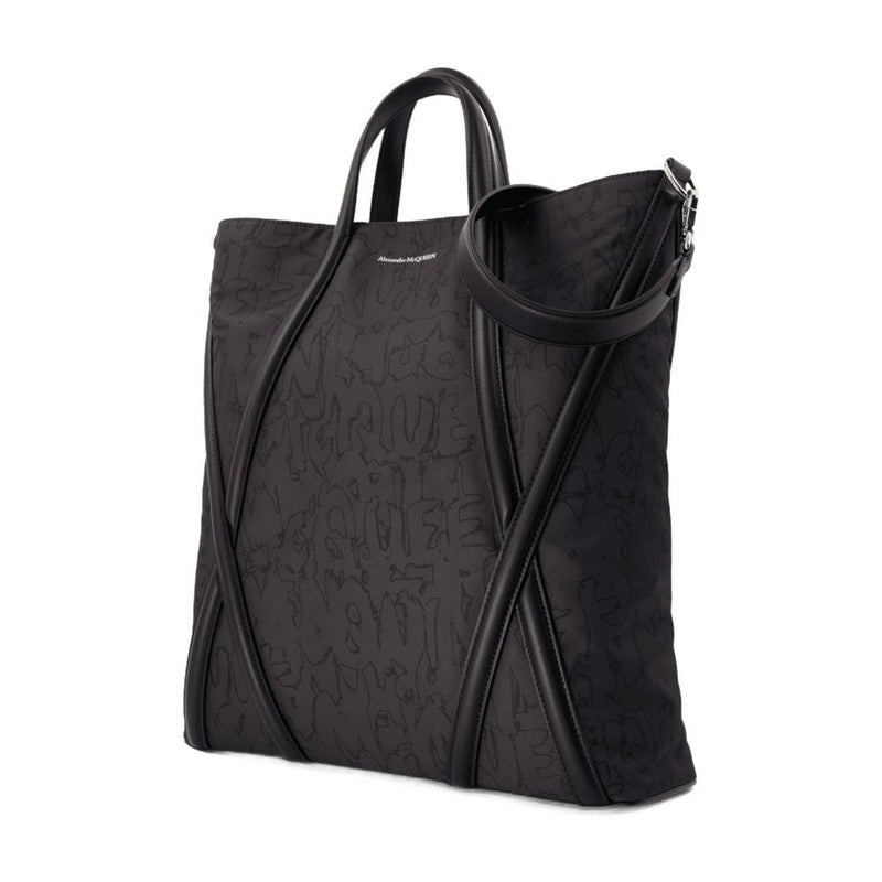Alexander Mcqueen Tote Bag — Black Nylon