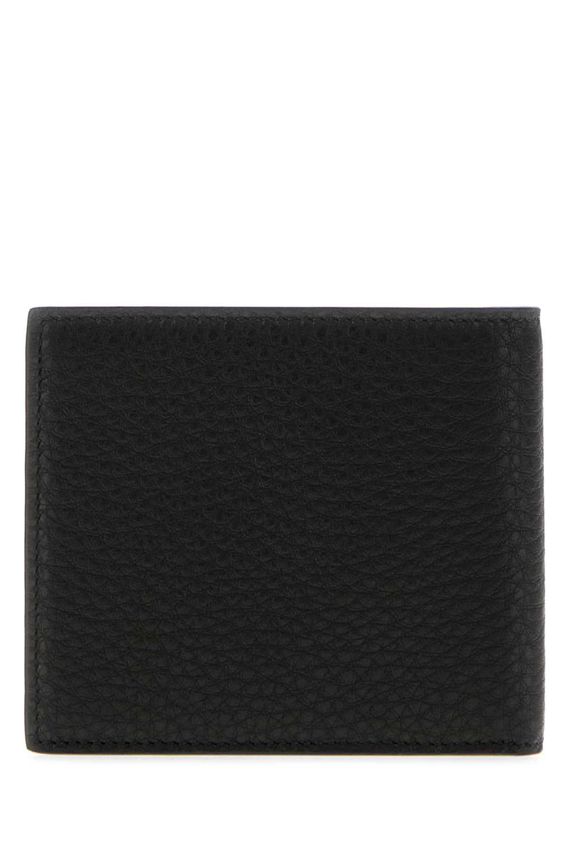 Dolce & Gabbana Textured Leather Wallet — Black