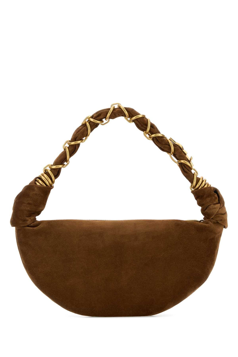 Saint Laurent Amalia Shoulder Bag — Brown