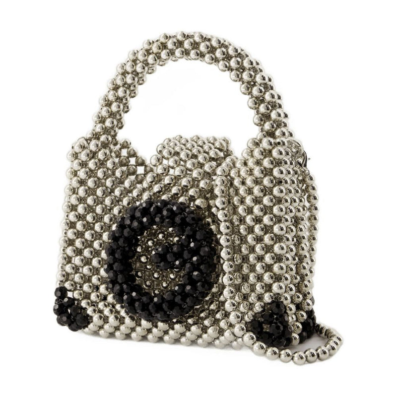 Germanier Top Handle Bag — Silver Others