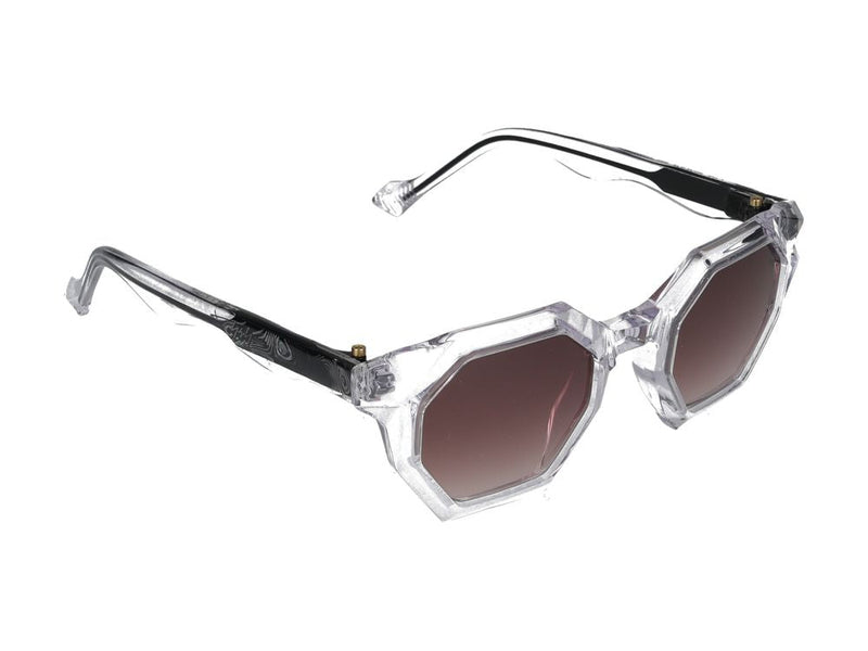 Yohji Yamamoto Slook013 Sunglasses — Clear Acetato