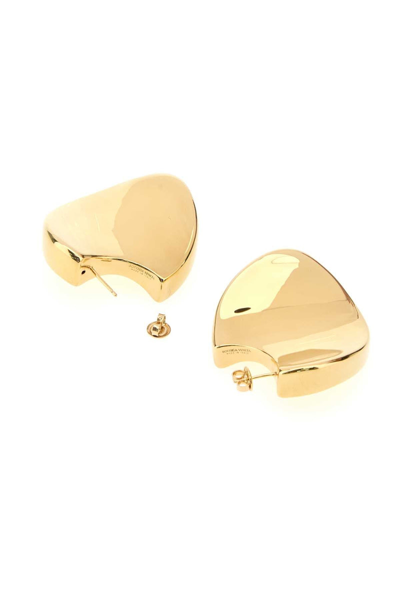 Bottega Veneta Gold-Plated Sterling Silver Earrings — Gold