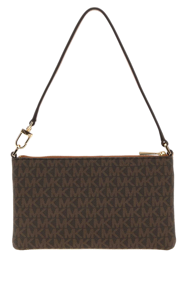 Michael By Kors Conv Clutch — Brown
