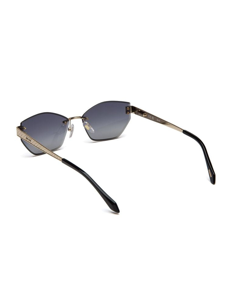 Just Cavalli Sjc202 Metal Rimless Sunglasses — Rose Gold