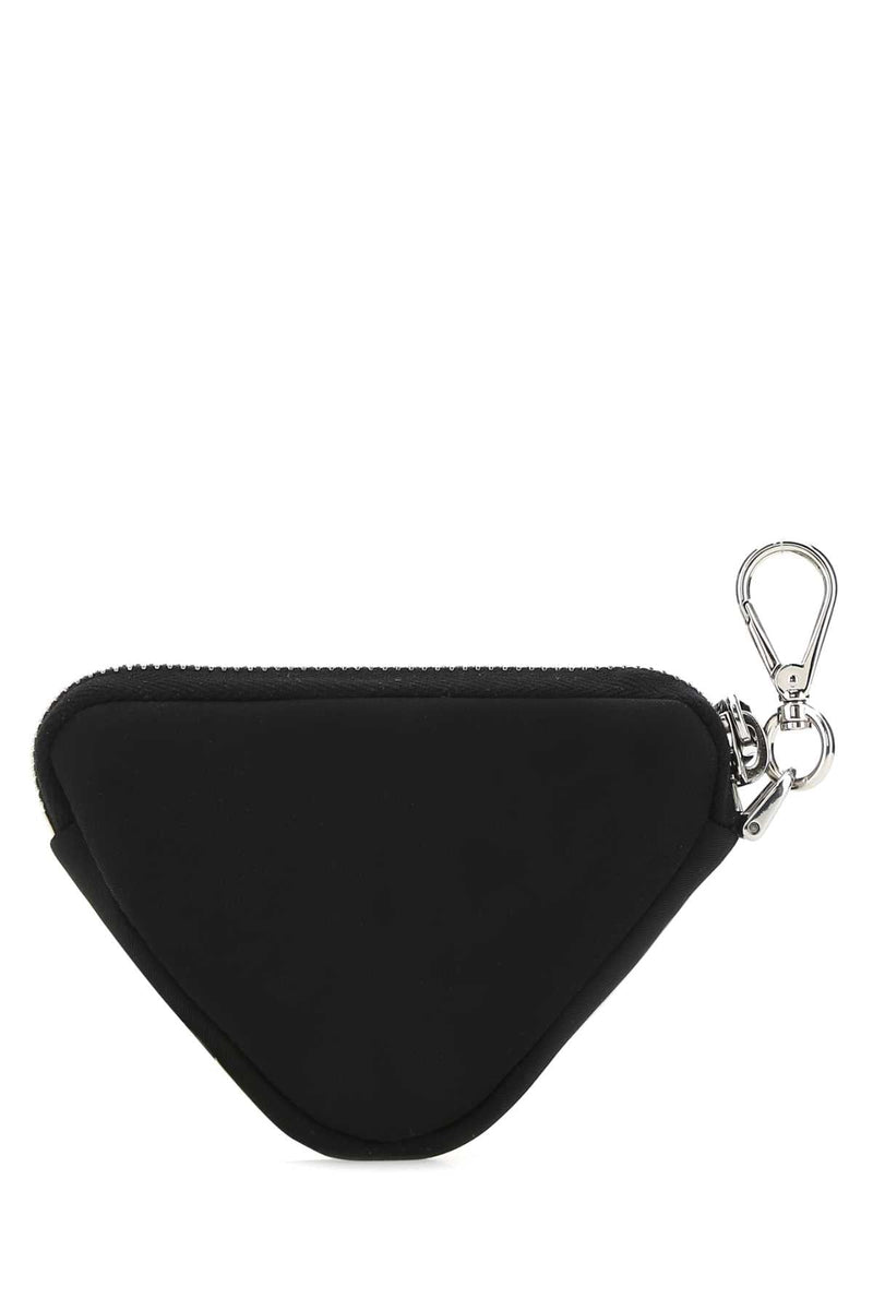 Prada Milano Coin Purse — Black Poliammidericiclata Purses