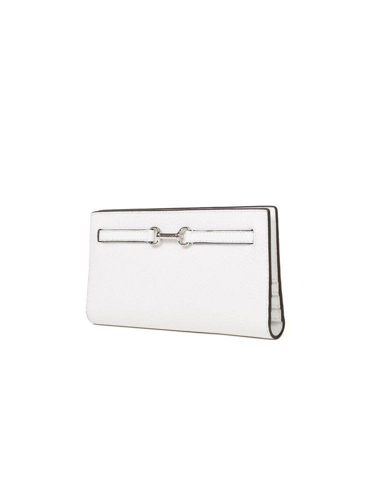Michael Kors Carson Wallet — White Cowhide