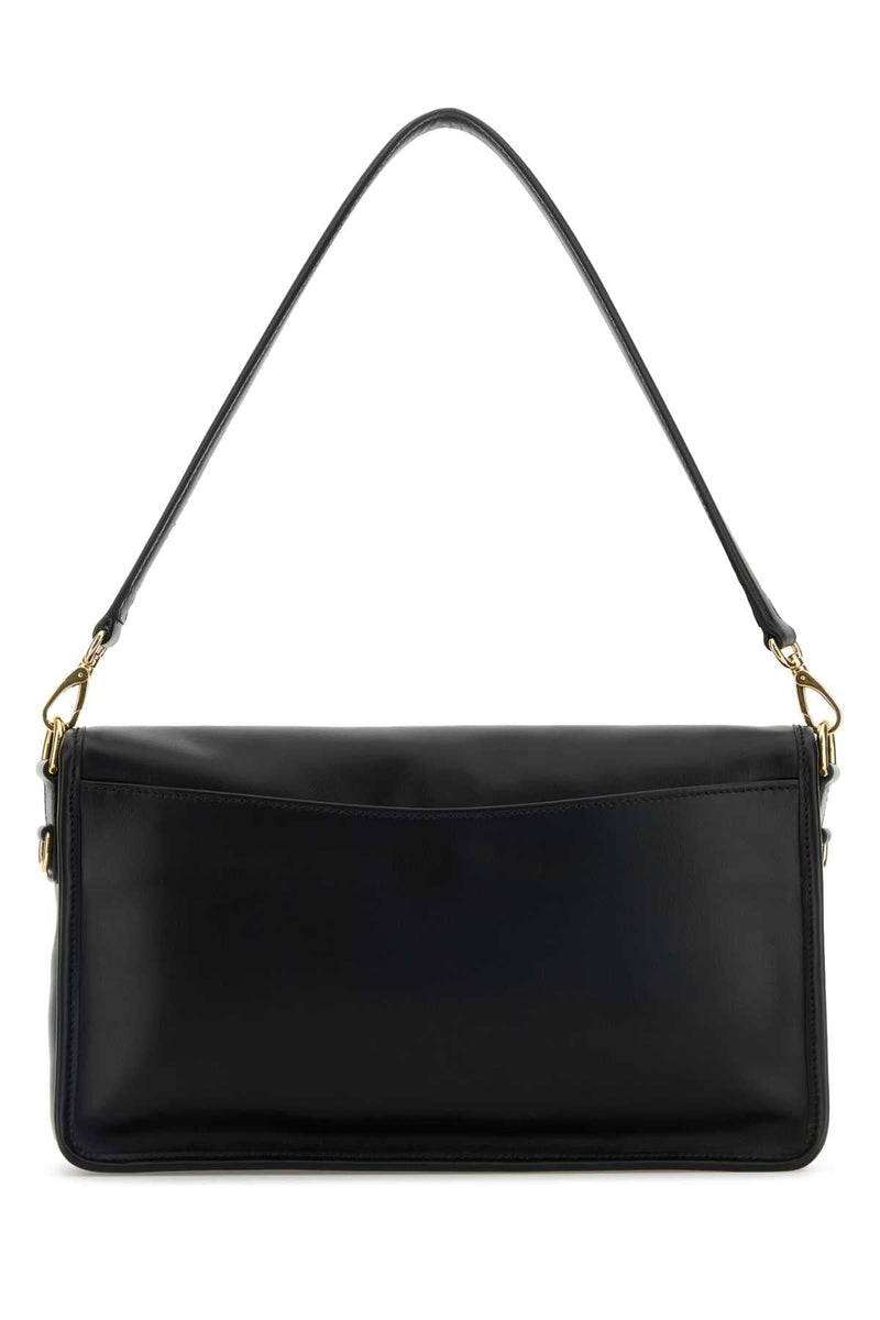 Miu Miu Penny Shoulder Bag — Black