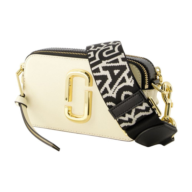 Marc Jacobs Snapshot Crossbody Bag — Black Cowhide