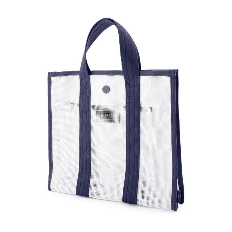 A.p.c. Louise Tote Bag — Navy Pvc