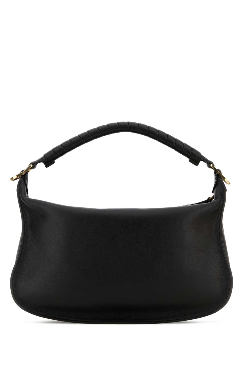 Chloé Marcie Shoulder Bag — Black