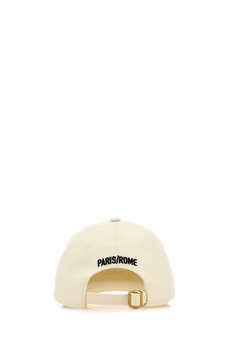 Valentino Garavani 6y2hda41fvh Logo-Embroidered Baseball Cap — Beige Caps