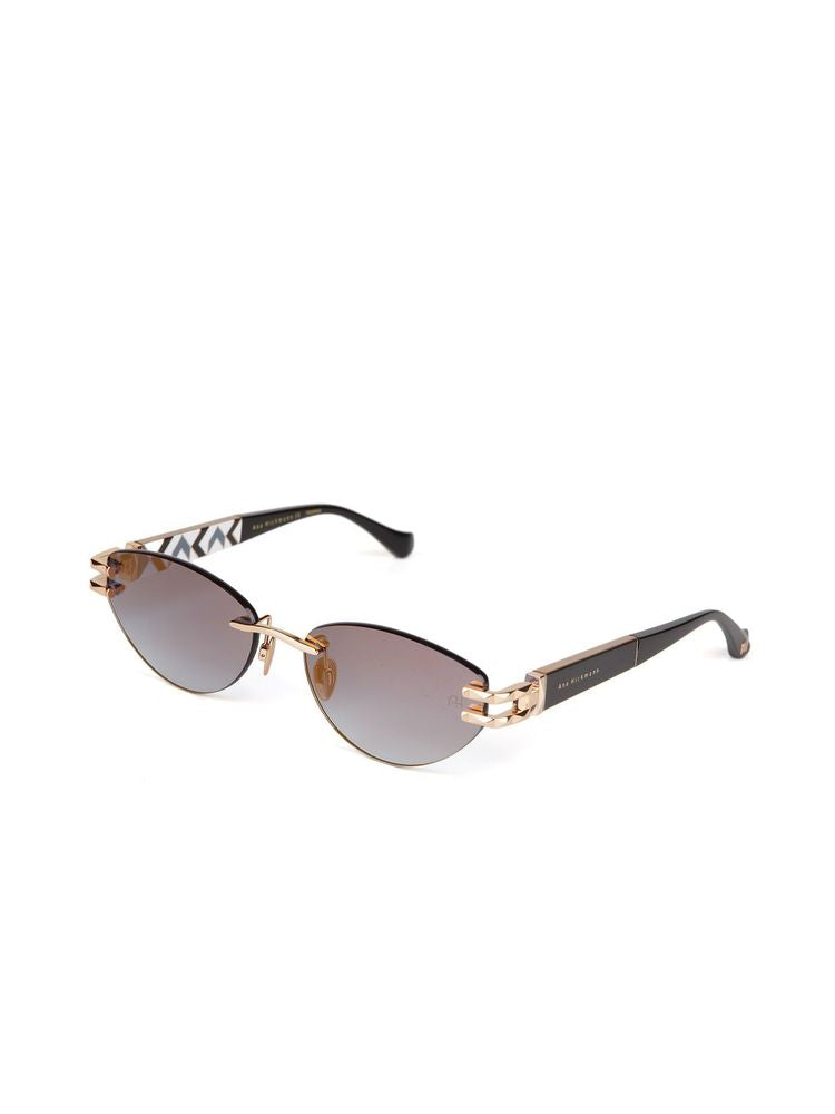 Ana Hickmann Ah3360 Rimless Metal Sunglasses — Gold