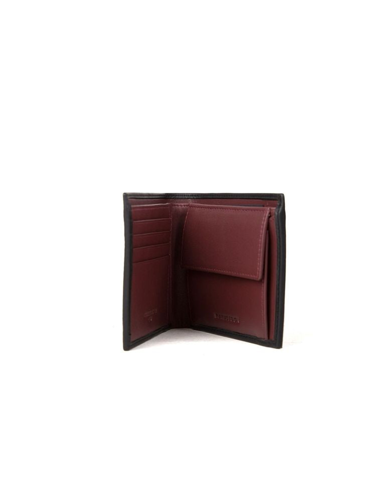 Momo Design Leather-Trimmed Polyurethane Wallet — Black