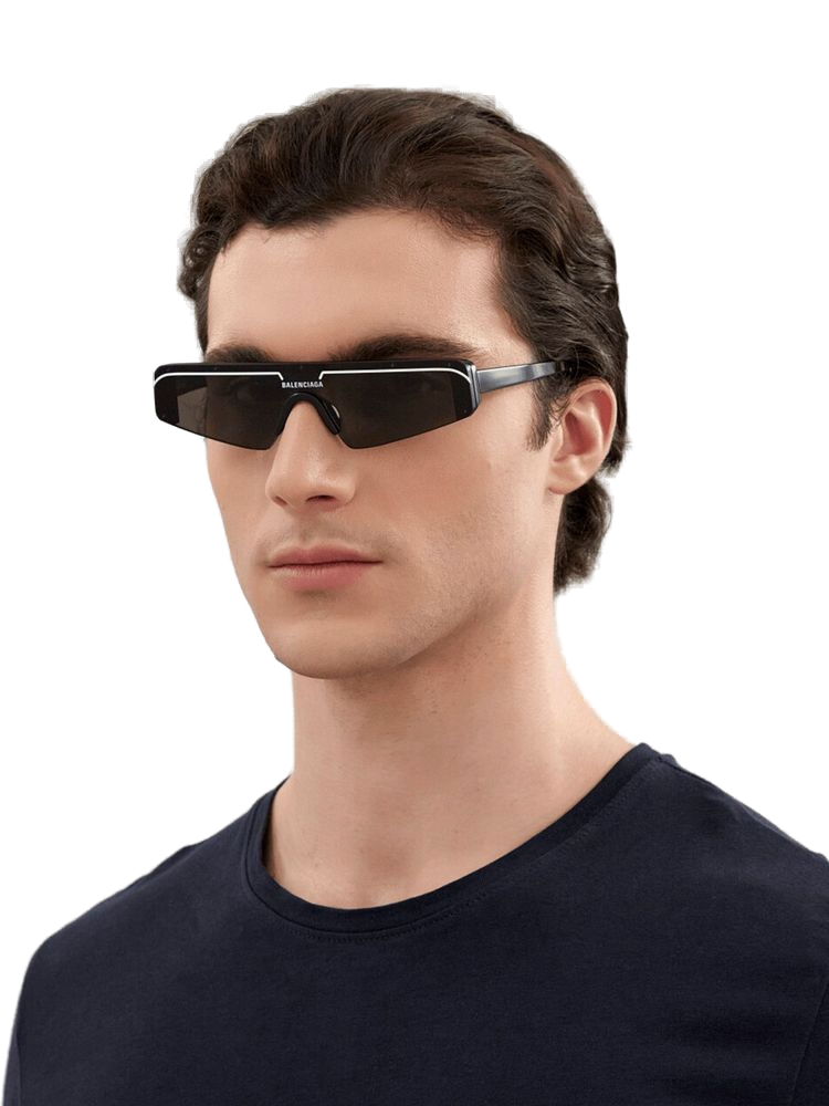Balenciaga Bb0003s Recycled Acetate Sunglasses — Black